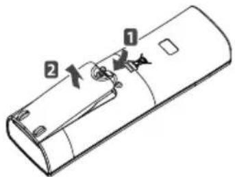 LG CS12AWV - Устаноўка батарэй - 1