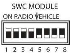 CRUX SWRSU-38A - DIP SWITCH SETTINGS: - 1