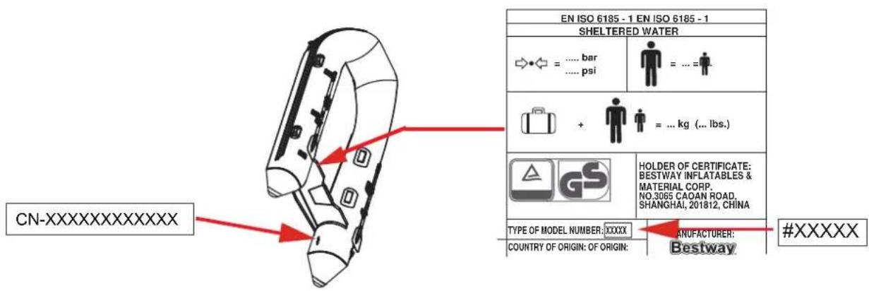 BESTWAY Fast Set 15223 - SERIAL No. / PRODUCT No. GUIDE - 25