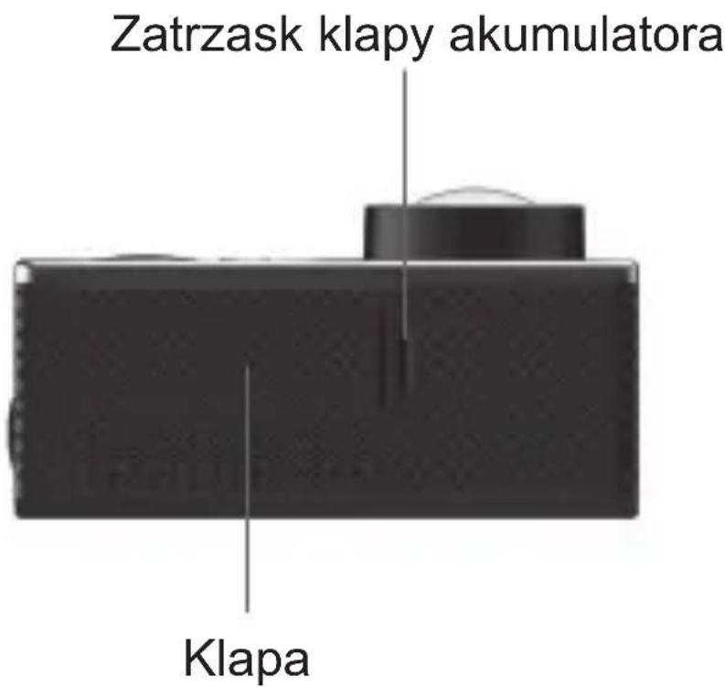 Zatrzask klapy akumulatora Klapa