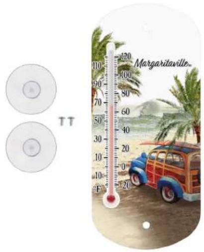 LA CROSSE TECHNOLOGY 204-1081MV3 - - Inch Window Thermometer - 1