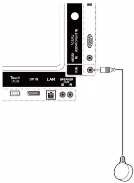 LG 47LT55A - Σύνδεση δέκτη υπερύθρων - 1