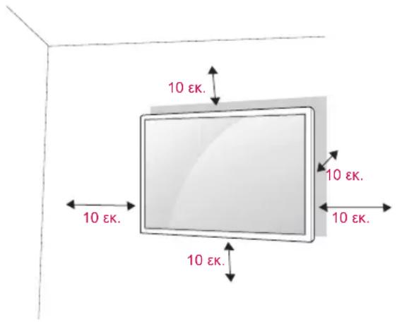 LG 47LT55A - Επιτοίχια τοποθέτηση - 1