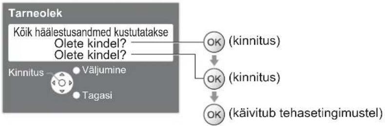 PANASONIC TX-L19D28EP - Seadete taastamine Tarneolek - 1