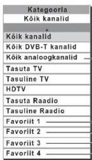 PANASONIC TX-L19D28EP - ■Valitud kategooria kanalite loetelu vaatamiseks - 2