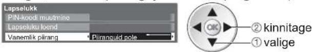 PANASONIC TX-L19D28EP - Kanali vaatajate määramine Lapselukk - 5