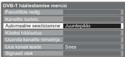 PANASONIC TX-L19D28EP - Valige suvand „Automaatne seadistamine“ - 2