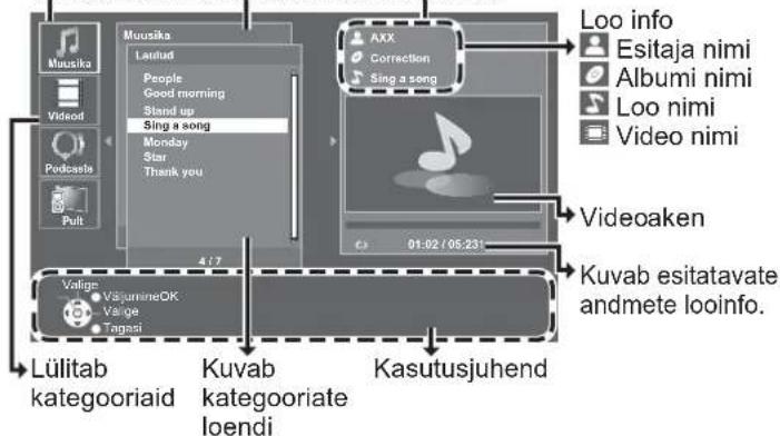 PANASONIC TX-L19D28EP - iPodi vaatur (Peaaken) Täisekraan (Ainult video taasesitamiseks) - 1