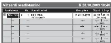 PANASONIC TX-L19D28EP - Viitsardi seadistamine (DVB-režiim) - 2
