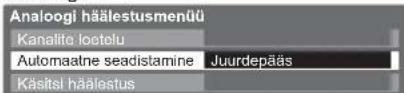 PANASONIC TX-L19D28EP - Valige suvand „Automaatne seadistamine“ - 4