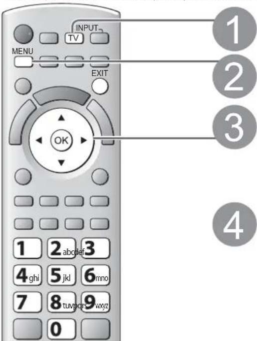 PANASONIC TX-L19D28EP - DVB-C kanalid - 1