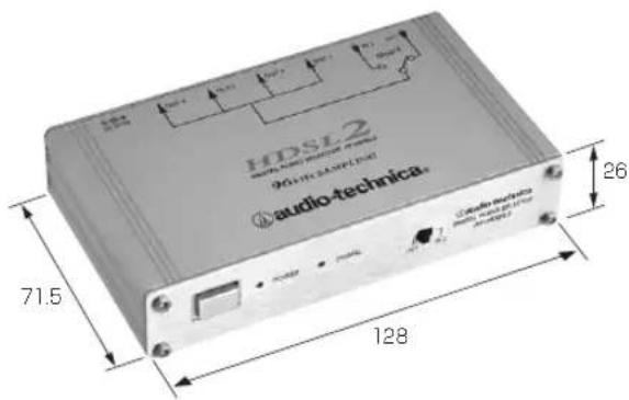 HDSL2 90%+150V/800V audio-technica. 71.5 128 26