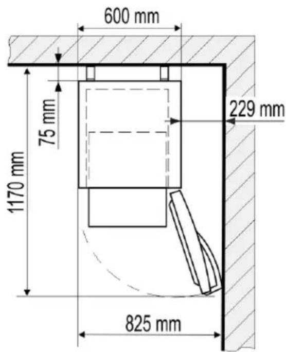 600 mm 75 mm 1170 mm 229 mm 825 mm