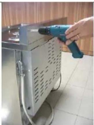 BERTAZZONI MAS36 5 GAS XT - INSTALLING THE BACKGUARD - 6