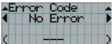 Error Code No Error ( —— )