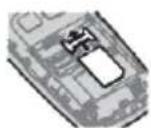 PANASONIC KX-TU456EX - SIM-kaardi, micro SD-kaardi ja aku sisestamine - 2