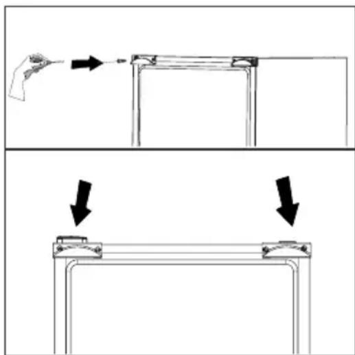 BEKO B5RCNA406LXBRW - Plastmasinių pleištų montavimas - 1