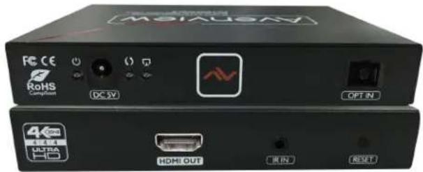 MOIAUEN FCC CE RoHS Compressor DC 5V OPT IN 4G ULTRA HD HDMI OUT RUN RESET