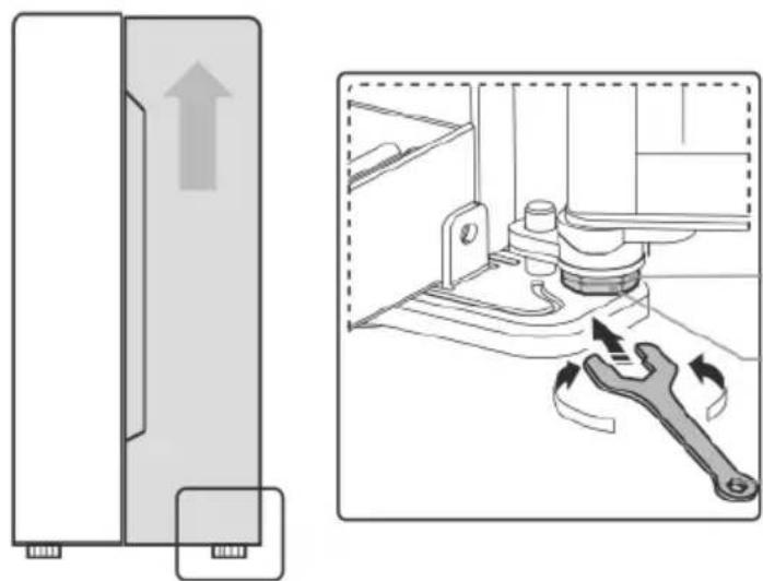 GORENJE NRS918FMX - Ukse reguleerimine - 1