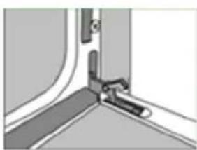 Becken BFE4915N - Removing the oven door: - 2