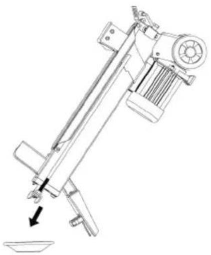 Fieldmann FZLS 1005H-E - REPLACING HYDRAULIC OIL - 1