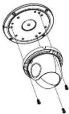 Speco Technologies JB3 - ● Mount the Junction Box and Dome Camera (1) - 5