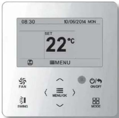 08:30 10/06/2014 MON SET 22°C MENU FAN ON/OFF SWING MENU/OK MODE