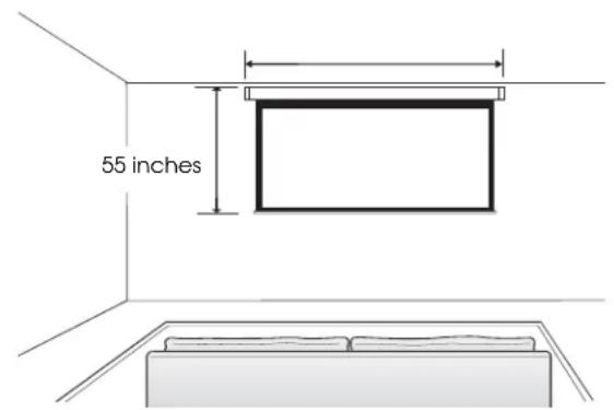 55 inches