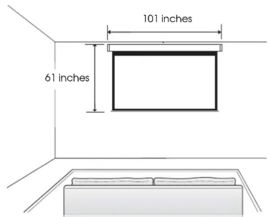 101 inches 61 inches