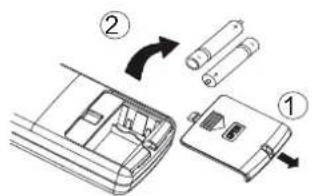 Diagram showing a device's internal structure with labeled parts and directional arrows indicating rotation or assembly.