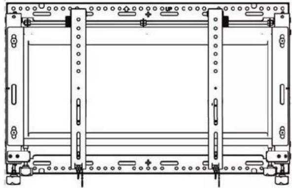Edbak VWFS95-P - MULTIPLE DISPLAYS ASSEMBLY- USE OF OPTIONAL SPACERS - 3