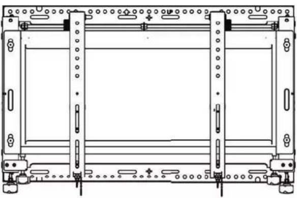 Edbak VWFS95-P - MULTIPLE DISPLAYS ASSEMBLY- USE OF OPTIONAL SPACERS - 2