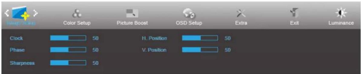 AOC C24B1H - Image Setup（影像設定） - 1