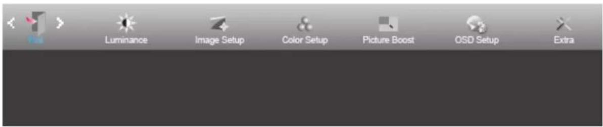 Luminance Image Setup Color Setup Picture Boost OSD Setup Extra