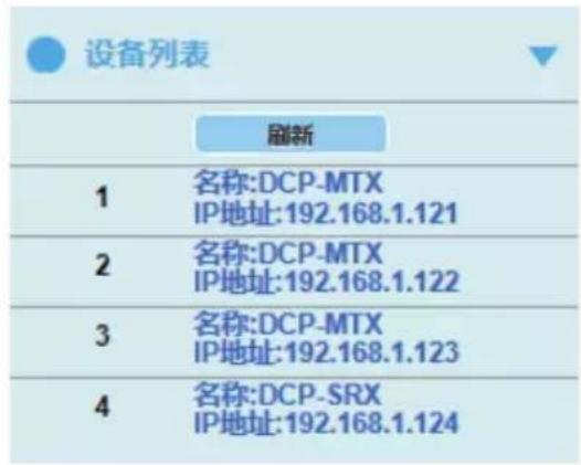 AMX DCP-MTX - 设备列表 - 1