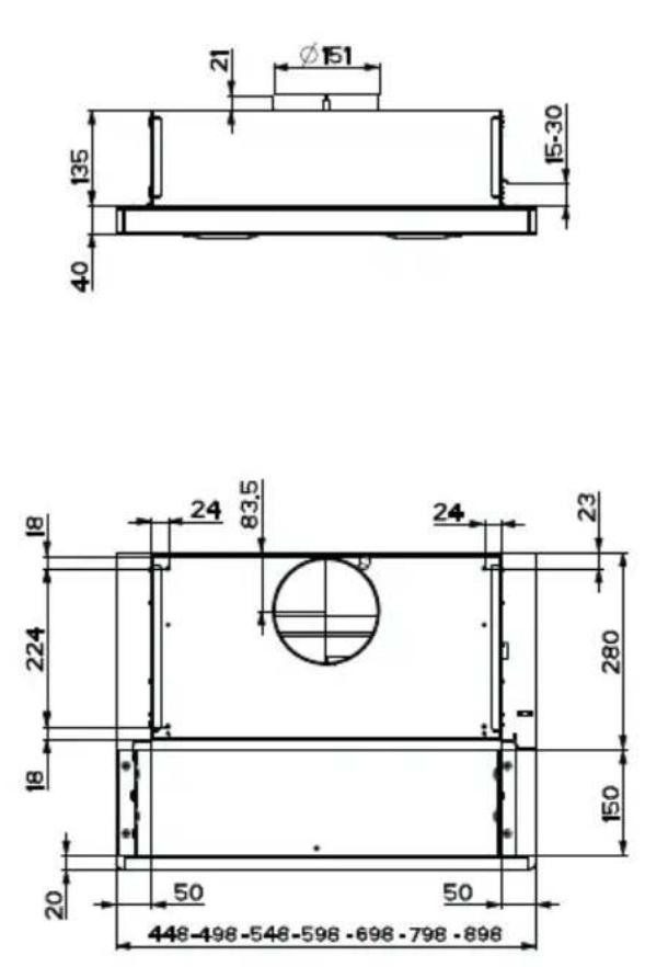 DELONGHI DCH 602 X - IZLAZ ZRAKA - VERZIJA S FILTRIRANJEM - 1
