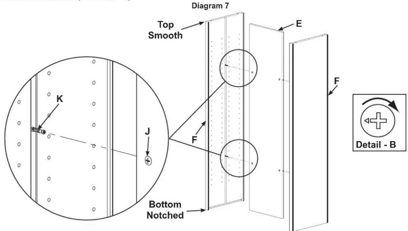 K J Top Smooth Diagram 7 E F Bottom Notched Detail - B