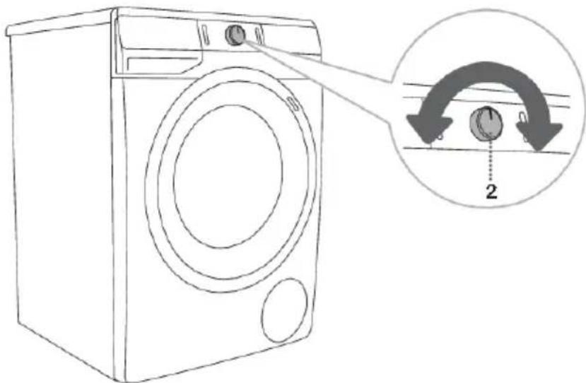 GORENJE WPNEI82SBSWIFI - samm. Pesuprogrammi valimine - 1