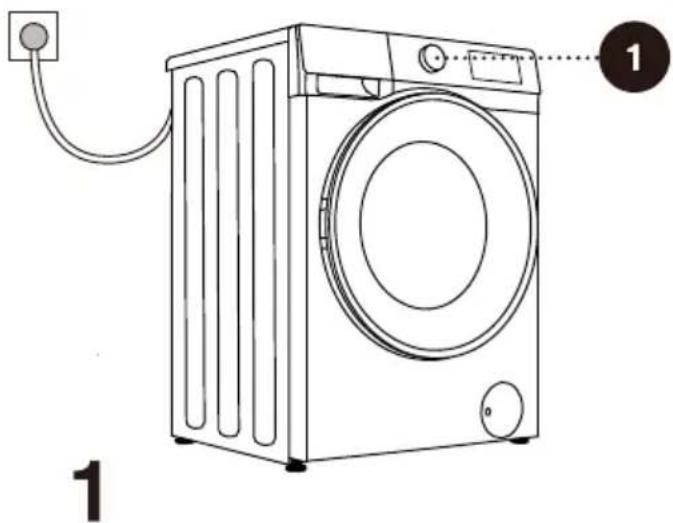 GORENJE WNHA62SASEU - PESUMASINA SISSE LÜLITAMINE - 1