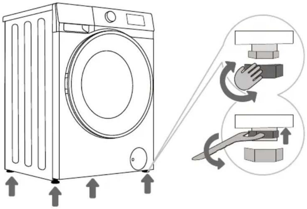 GORENJE WNHA62SASEU - REGULEERITAVAD TUGIJALAD - 1