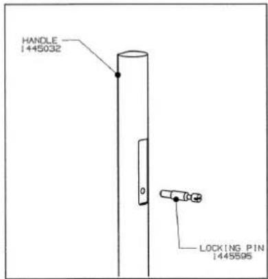 HANDLE 1445032 LOCKING PIN 1445595