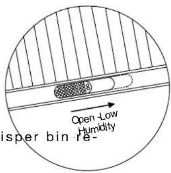 Open -Low Humidity isper bin re-