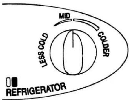 MID COLDER LESS COLD REFRIGERATOR