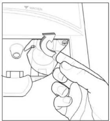 ELECTROLUX ESE6078 - To change the ice maker light bulb: - 1