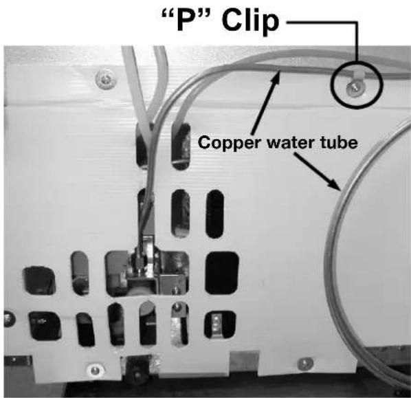 "P" Clip Copper water tube