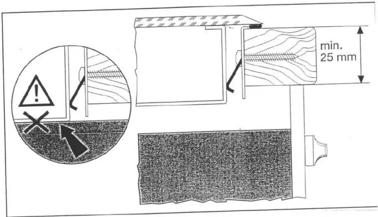 min. 25 mm