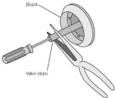Bezel Valve stem