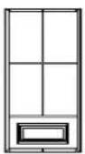 Gazebo Penguin 41215-12 - For Wooden Deck - 64
