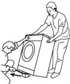 BEKO WRE6511WBD - Removing packaging reinforcement - 1