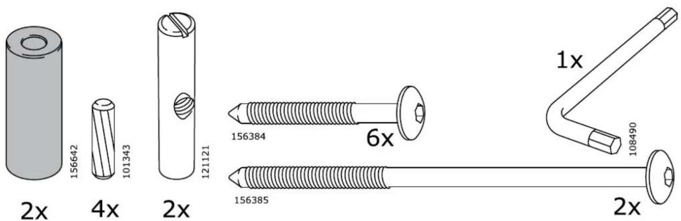 2x 156642 4x 101343 2x 121121 156384 6x 156385 108490 1x 2x